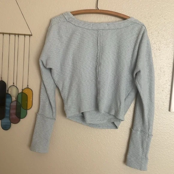 Free People Surplice Top- EUC - Picture 4 of 8